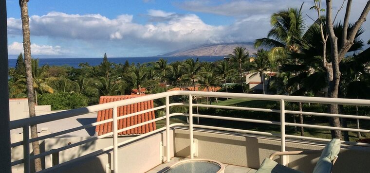 Palms At Wailea #1102 -- Panoramic Ocean Views, Private End Unit